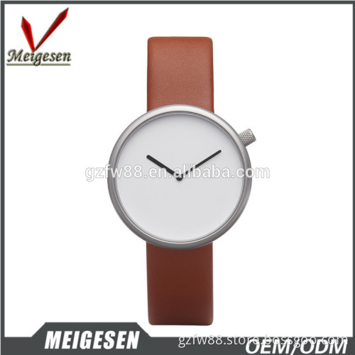 newest practical high quality simple two hands big dial men watch